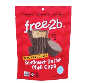 Free2b Foods Choc Cup Dark Mini, 4.2 OZ